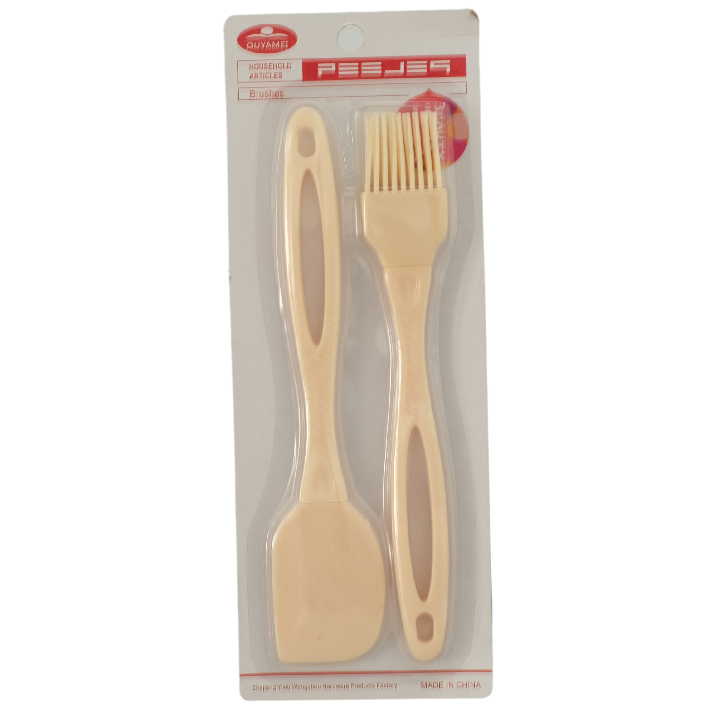 SILICON BRUSH AND SPATULA 2 PCS SET